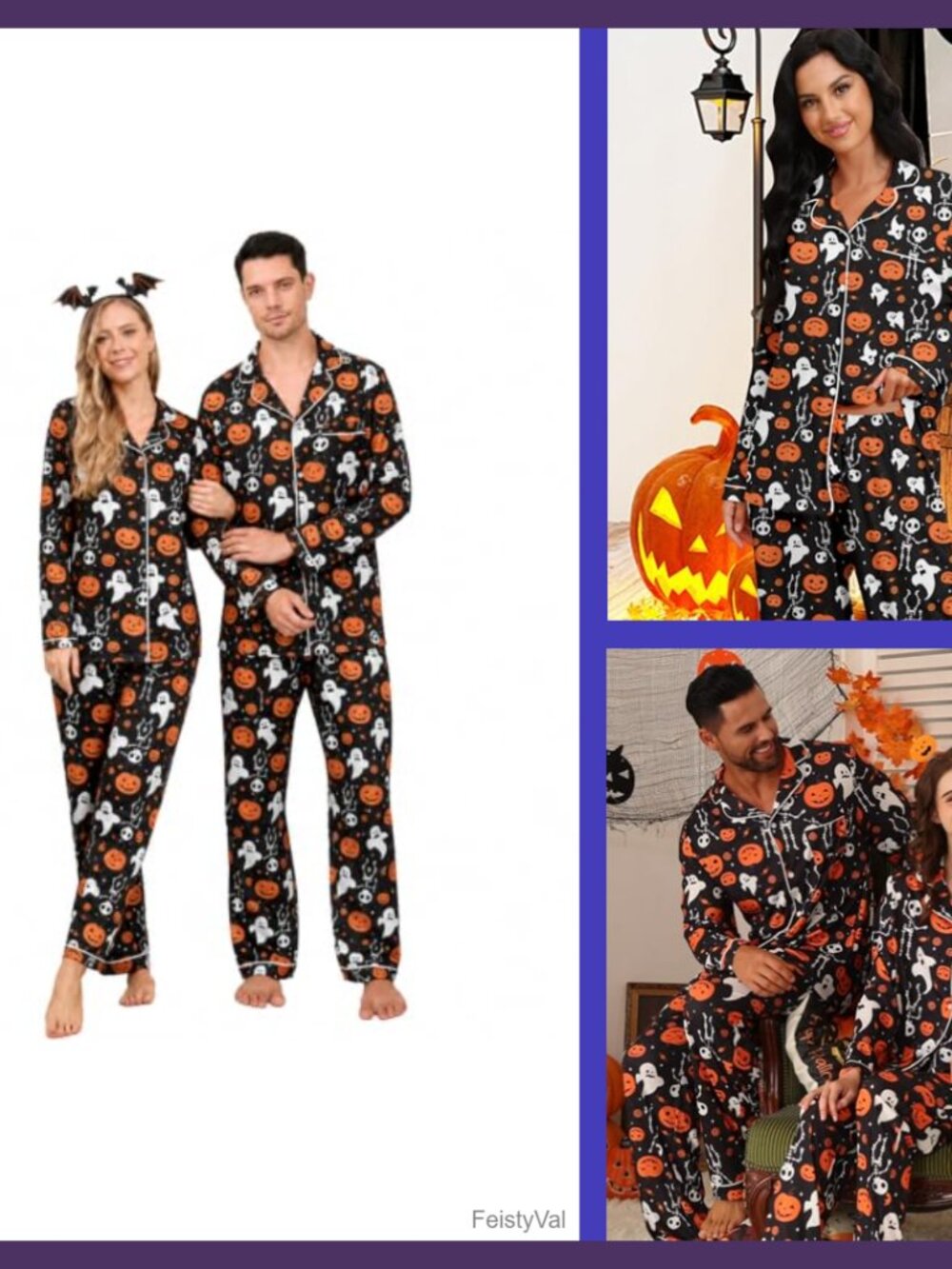 Button Down Pajama Set Long Sleeve Drawstring Pants Loungewear